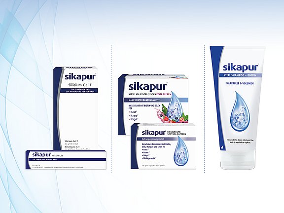 sikapur® Produkte, wie Haut-Haare-Nägel und das sikapur® Gel für Haut, Haare und Nägel!